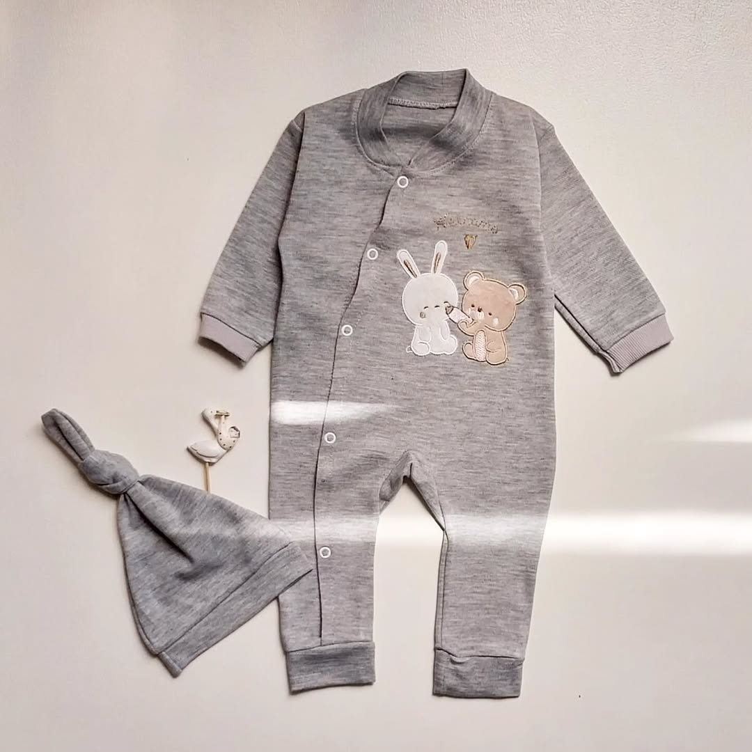 ست سرهمی و کلاه نوزادی