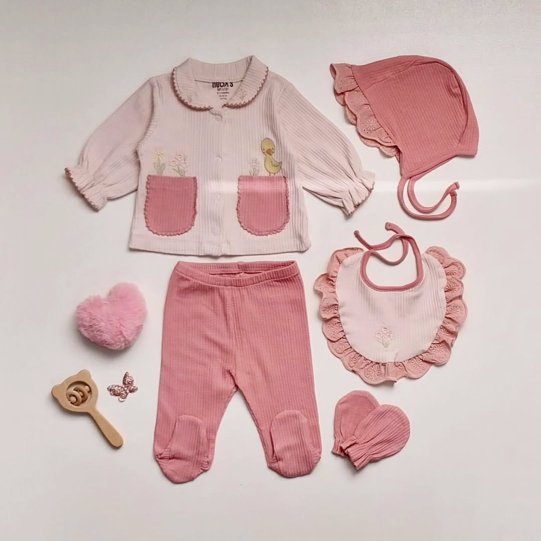 ستِ پنج تیکه ترک طرح جوجه