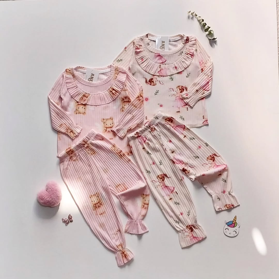 ست راحتی دخترونه سایز نه ماه تا پنج سال