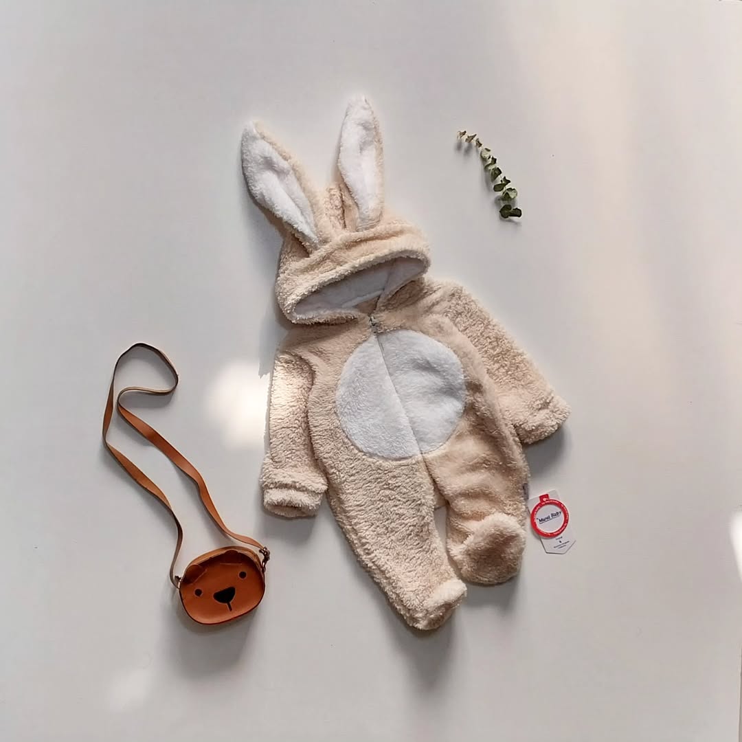 سرهمی پاییز/زمستونی خرگوشی پشمالو ترک 🇹🇷