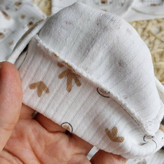ست بیمارستانی نوزادی ترک طرح تدی 🧸 (مانتو، شلوار، کلاه)